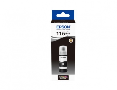 T07C14 Tinta, EcoTank L8160, L8180 nyomtatókhoz, EPSON, fekete, 70 ml